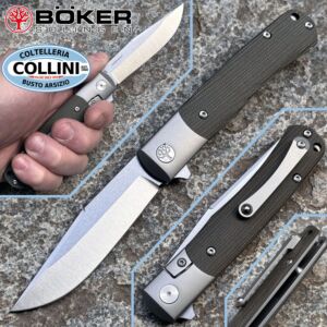 Boker - TRPPR Trapper Knife - MagnaCut & Green Micarta - 112943 - coltello