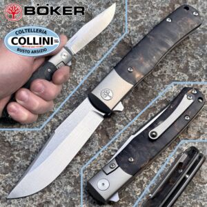 Boker - TRPPR Trapper Knife - MagnaCut & Radica di Betulla - 112098 - coltello