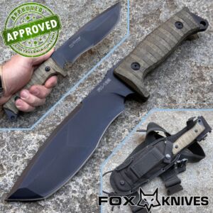 Fox - Trapper Knife - Idroglider N690Co & Micarta - FX-132MGT - COLLEZIONE PRIVATA - coltello