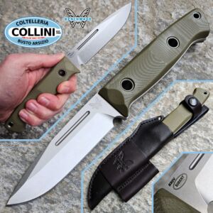 Benchmade - Sibert Bushcrafter knife - CPM-S30V & OD Green G10 - 163-1 - coltello