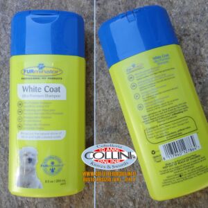 FURminator - White Coat Ultra Premium Shampoo 250ml - Specifico per pelo chiaro
