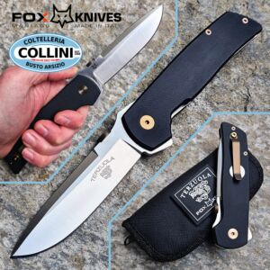 Fox - ATCF Original Gangster knife by Terzuola - MagnaCut & Micarta Black - FX-ATC-OG1 LMB - coltello