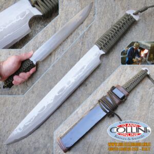 Takeshi Saji - Mikaduki knife 300 Green - Coltello Artigianale