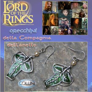 Lord of the Rings - Orecchini Foglia Elfica 702.50 - Il Signore degli Anelli