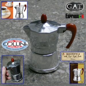 G.A.T. - Caffettiera in  alluminio - Moka Magnifica - 1 tz 