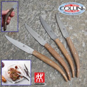 Zwilling - Set 4 coltelli da bistecca in Olmo - 39160-000 - coltelli costata