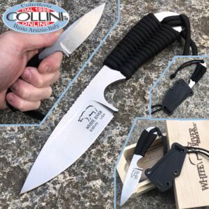 White River Knife & Tool - M1 Backpacker knife - Black Paracord - coltello