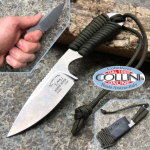White River Knife & Tool - BackPacker - Green Paracord - coltello