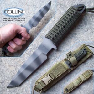 Strider Knives - WB Fixed Blade Tanto Green Paracord - coltello