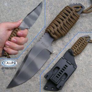 Strider Knives - PR Tiger Stripe Coyote Paracord - coltello