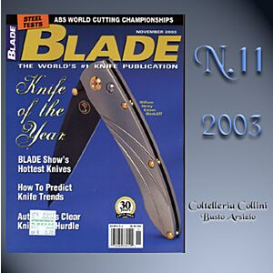 Rivista - Blade - Novembre 2003 - - rivista coltelli americana