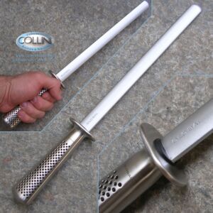 Global knives - G38B Diamond Steel Sharpener 26cm - acciaino cucina