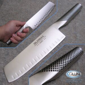 Global knives - G81 - Vegetable Knife Fluted 18cm - coltello cucina - ex g56