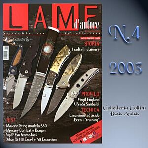 Lame d'autore - Numero 4 - Anno 2003  - rivista