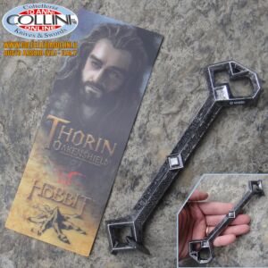  Hobbit - Penna a forma di chiave di Erebor e segnalibri di Thorin Scudodiquercia - Lo Hobbit