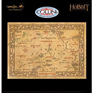 Weta Workshop - Mappa del Decumano Est - Lo Hobbit - 87-28-01191 - Il Signore Degli Anelli