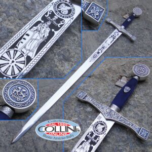 Marto - Excalibur Argento - Special Edition Blue - 752.1 - spada storica