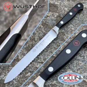 Wusthof Germany - Classic - Coltello seghettato utility - 14 cm - 1040101614 - coltello