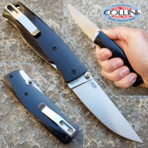 EnZo - Birk 75 - Flat Plain CPMS30V - Black G10 - 2711 - coltello