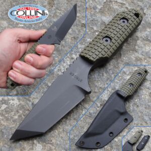 Strider Knives - DB - CPM 3V .190 Stock Frag Edition, fodero PUP e guancette nere di ricambio