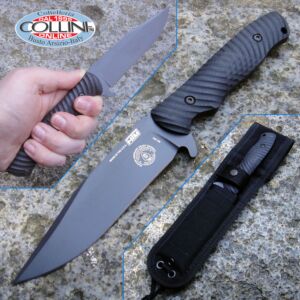 HTM Knives - Grady Burrell - GBMP1 Black - Tactical Fixed Blade - coltello