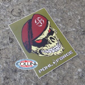 Pohl Force - Sticker Adesivo - Maroon Beret Skull - Gadget