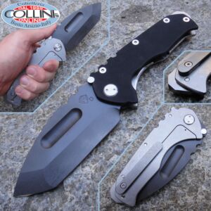 Medford Knife and Tools - Praetorian G/T D2 - Black PVD Blade and Black G10 - coltello