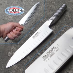 Global knives - G78 - Affettare alveolato - 18cm - coltello cucina - exG62