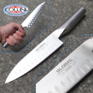 Global knives - G79 - Affettare alveolato - 16cm - coltello cucina