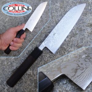 Takefu Knives Village Serie Mina Santoku 17 cm coltello artigianale giapponese