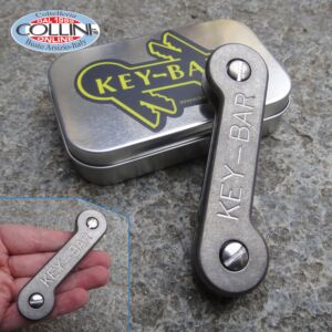 Key-Bar - Portachiavi in Titanio con clip in titanio