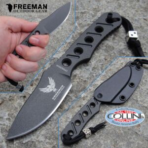 Freeman Outdoor Gear - Neck Knife 451 - Cobalt Black - Coltello
