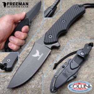 Freeman Outdoor Gear - 3,25" Cobalt Field Knife 451 - G10 Black - Coltello