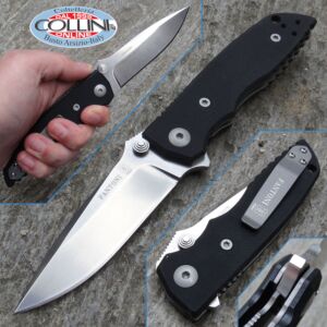 Fantoni - HB03 Flipper Knife by William W. Harsey - CPM-S35VN & Black G10 - coltello