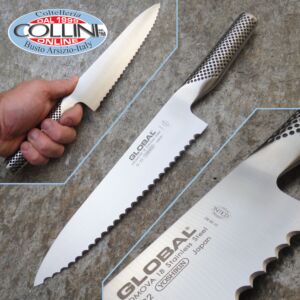 Global knives - G22 - Bread Knife - 20cm - coltello cucina pane