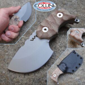 Wander Tactical - Tryceratops - BS & Desert Micarta - coltello custom