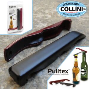 Pulltex - Apribottiglie in metallo 2 pezzi - Metallic Bottle Opener