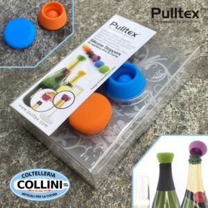 Pulltex - Set da 2 tappi in silicone per spumante - Silicone Stopper for sparkling wine 