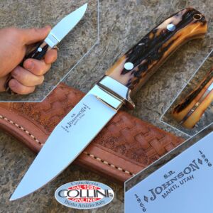 S.R. Johnson Custom Knife 30th Anniversary Stag n.6 - coltello artigianale