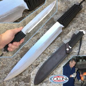 Takeshi Saji - Mikaduki knife 240 Black - coltello artigianale