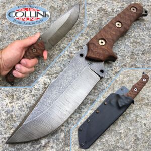 Wander Tactical - Haast Eagle - Raw Finish & Brown Micarta - coltello custom