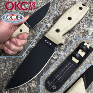 Ontario Knife Company - RAT 3 knife Micarta - 8665 - coltello
