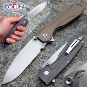 Benchmade - Osborne Proxy 928 Flipper Framelock Knife Tan G-10 - coltello