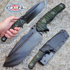 Wander Tactical - Uro - Jungle Camo con Pin Tube in alluminio - coltello custom