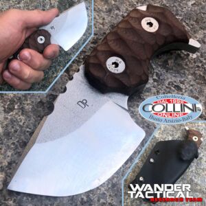 Wander Tactical - Tryceratops - Satin SanMai CoS & Brown Micarta - coltello artigianale