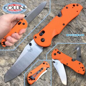 Benchmade - Triage 915-ORG orange rescue tool  - Axis Lock Knife - coltello