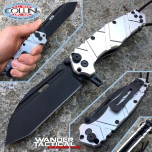 Wander Tactical - Hurricane Folder - Alluminio Satinato - coltello chiudibile