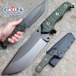 Wander Tactical - Haast Eagle - Raw Finish and Forest Micarta - coltello custom