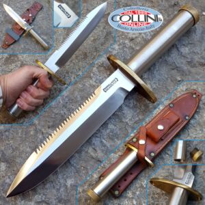 Randall Knives - Model 18 - Very Rare 1976 offset guard and long thread - coltello da collezione