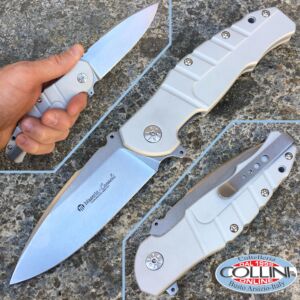 Maserin - Pitbull knife - Silver - Design by Sergio Consoli - 404/A - coltello